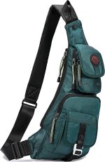 Nicgid Sling Bag Chest Shoulder Backpack Fanny Pack Crossbody Bags for Men